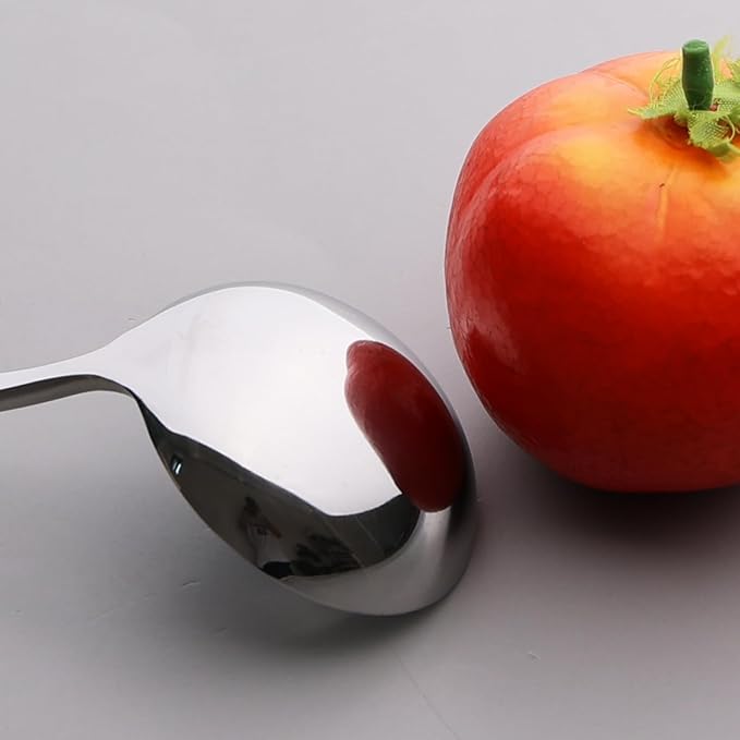 4 Pieces Stainless Steel Ladle, Small Soup Gravy Soup Spoon
