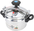 Large Capacity Pressure Cooker, Aluminum Alloy, Quick Cooking, Anti Stick Coating, Safety Design, Thickened, Commercial Household Use (4L)