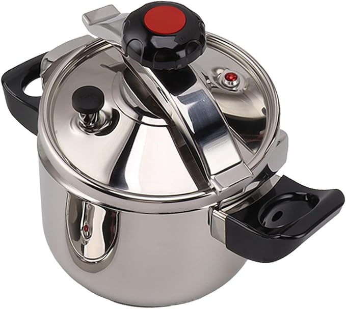 Pressure Cookers, Stainless Steel Pressure Cooker Slow Cooker High Speed Stove Top Pressure Cooker Instant Fast Cooking Pot (5L)