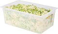 Restaurantware Food Pans Pack of 10 Plastic Rectangle Food Containers Full Size with Traceability Label, Storage Containers Dishwashable Hot Cold Friendly for Restaurants Buffet Commercial Use