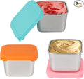 6oz Stainless Steel Sauce Containers with Lids, Leakproof Reusable Salad Dressing Containers for Lunch Boxes Picnics Travel, Dishwasher Safe Food Storage. 3 pcs