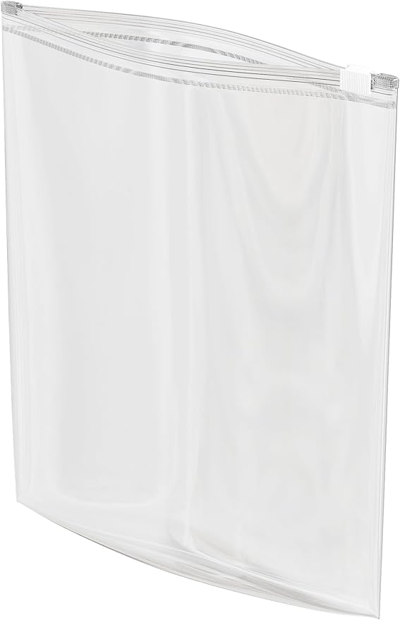 100 Count - Slider Zip Food Storage Bags, 9" x 12" 3 Mil Heavy Duty, Strong & Durable For Freezer Storage. GPI