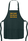 Custom Text Cooking & BBQ Apron – Personalized Chef or Grill Gift – Medium Length (1-3 Lines)