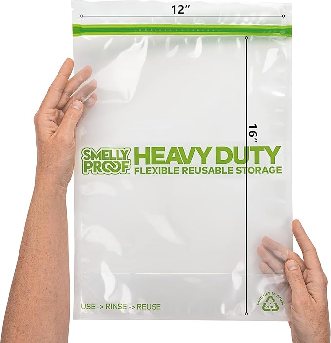 PURCHASE, 50 x Dishwasher-Safe STAND-UP Reusable Bags, Extra Thick 5mils HEAVY DUTY Durable Washable Reclosable Food Storage Extra Large Bags, XXL 12"x16" 2-Gallon 50-Pack