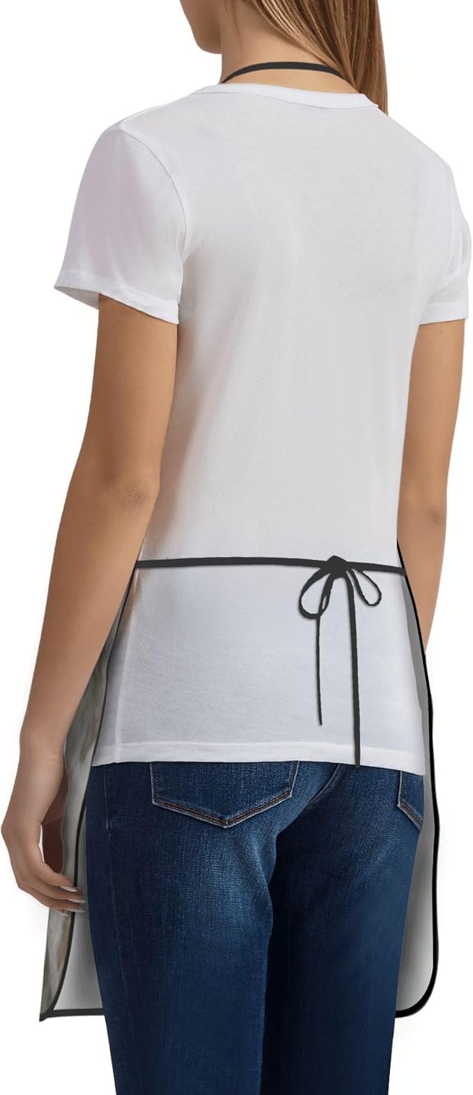 Apron with Pockets for Cooking Chef Kitchen Work Gardening and Salon Size 20.4x28.3 Inch