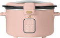 Beautiful 4-Qt Programmable Slow Cooker with Hinged Locking Lid & Touch Display – 3 Heat / 4 Timer Settings (Rose)