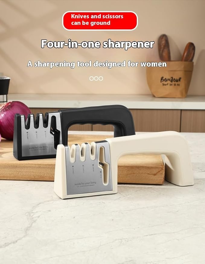 Multifunctional home knife sharpener Professional Knife Sharpener-Easy to Use for any knifes & Scissors.Good tool for kitchen！ Cuchillos -afilador