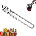 Adjustable Stainless Steel Jar Opener, Master Jar & Bottle Opener, Kitchen Gadgets Gripper Tight Lid Openers, for Seniors Arthritis, Kitchen Camping Tools (1PC)