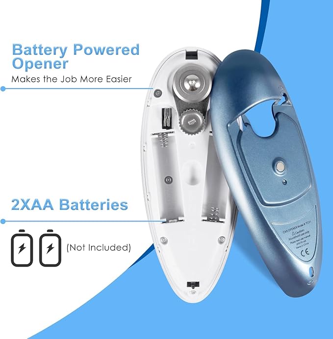 One-Touch Electric Can Openers Automatic Hand Free Can Opener for Arthritis and Seniors, Safety Can Opener Smooth Edge, Best Kitchen Gadget for Restaurant Home Use