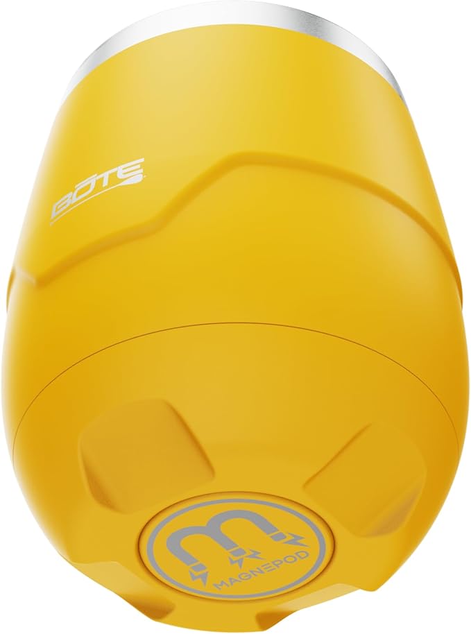 BOTE MagnePod Drinkware MAGNETumbler Stemless Wine Tumbler with Lid Drink Cooler 12 oz Size Keeps Wine Beer Soda Water Cold Insulated attach to Compatible SUPs Kayaks Floats Multiple Colors