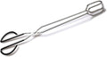 16 Inch Extra Long Stainless Steel Kitchen Scissor Tongs, Non-Slip Comfortable Red Grip, Heat Resistant for BBQ and Cooking