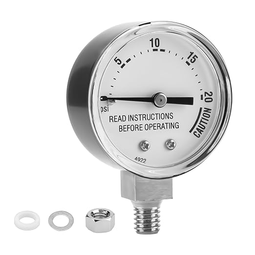 85772 Prosocool Pressure Cooker Steam Gauge Replacement for Presto Steam Gauge 82237 82121, Fit Pressure Canner Model 175107 01755 0175510 178001 178005, Pressure Cooker Parts