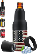 Stepstall 4-in-1 Can Cooler & Bottle Holder with Opener, Double Walled Stainless Steel Insulated, 12oz Beer Gifts for Men