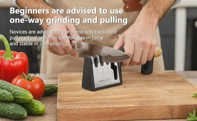 Multifunctional home knife sharpener Professional Knife Sharpener-Easy to Use for any knifes & Scissors.Good tool for kitchen！ Cuchillos -afilador