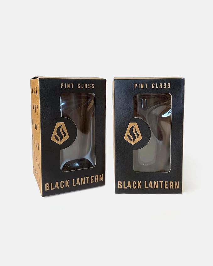 Mountain Peaks Pint Glass by Black Lantern – 16oz Beer Glass for Nature & Craft Brew Lovers | Premium Outdoor-Themed Drinkware