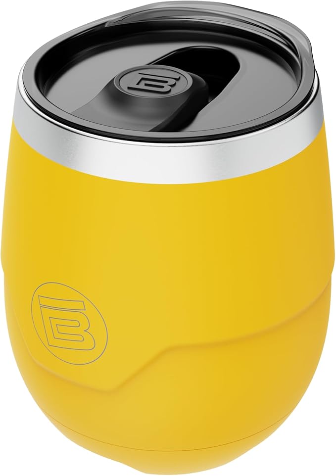 BOTE MagnePod Drinkware MAGNETumbler Stemless Wine Tumbler with Lid Drink Cooler 12 oz Size Keeps Wine Beer Soda Water Cold Insulated attach to Compatible SUPs Kayaks Floats Multiple Colors