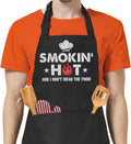 SANDJEST Funny Apron for Dad - Birthday Father’s Day Cooking Grilling Gifts for Mens