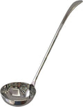 Soup Gravy Ladle,18/10 Stainless Steel Cooking Serving Ladle,great for Soups,Gravy,11.4-Inch 1Pack