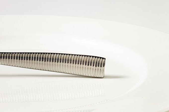Fortessa Ringo 18/10 Stainless Steel Flatware Appetizer/Cake Fork, Set of 12