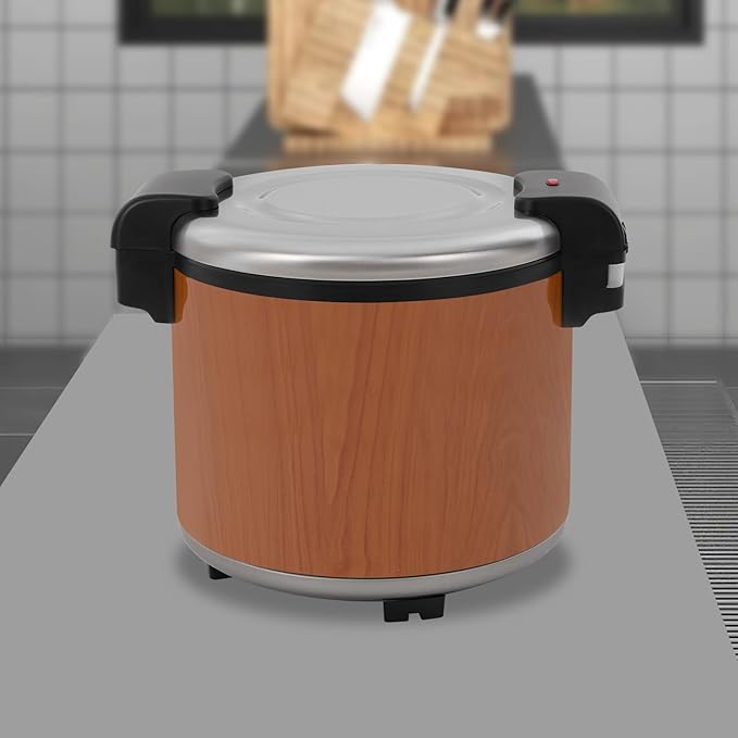 24Qt Commercial Rice Warmer, 105W Big Rice Warmer with Non-stick Inner Pot, Adjustable Temperature Portable Rice & Food Warming Bowl for Restaurant, Hotel(NOT Cooker)