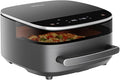 Extra Large Air Fryer,11-IN-1 6 QT 450F Air Fryer with Superior Airflow, Dual Heat Source Technology, Smart Digital Wide Fryer with Basket, Fits a 12" Pizza or 6-Slice Toast
