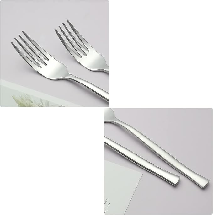 12 Pieces Dinner Forks, Stainless Steel