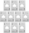10PCSPersonalized Bottle Openers Credit Card Size, Groomsmen Best Man Gifts for Wedding Bachelor Party, Stainless Steel Beer Bottle Opener
