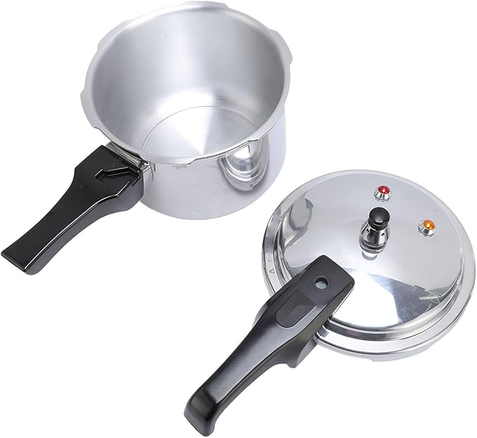 Aluminium Alloy Pressure Cooker Large Capacity Explosion Proof Canning Pot Cooker for Family Gatherings (18CM/3L)