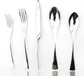 JASHII 18/10 Stainless Steel 20 Piece Mirror Polished Silver Flatware Set,Dinner Knife Fork Salad Fork Dessert Spoon，Service for 4 ，Silverware Utensil Sets