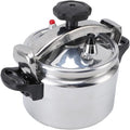 Stainless Steel Pressure Cooker,Universal Compound Bottom Presure Cooker with Safety Valves for Gas Cooktops Flat Top Cooktops Induction Cooktops (5L)
