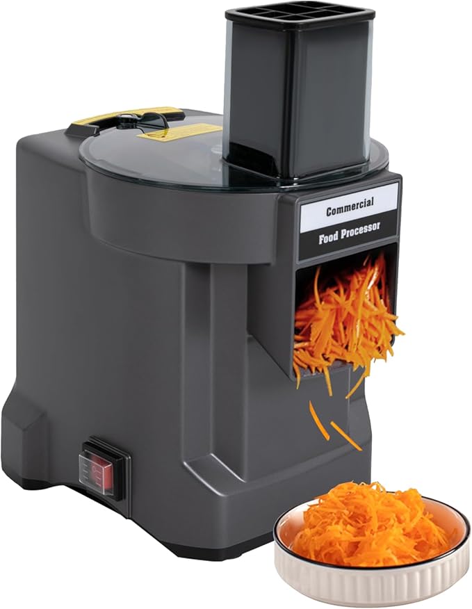 3-in-1 Electric Vegetable Processor with 3 Blades 110W Food Cutter Processor Machine for Slicing Shredding Dicing, Slitting Home Use