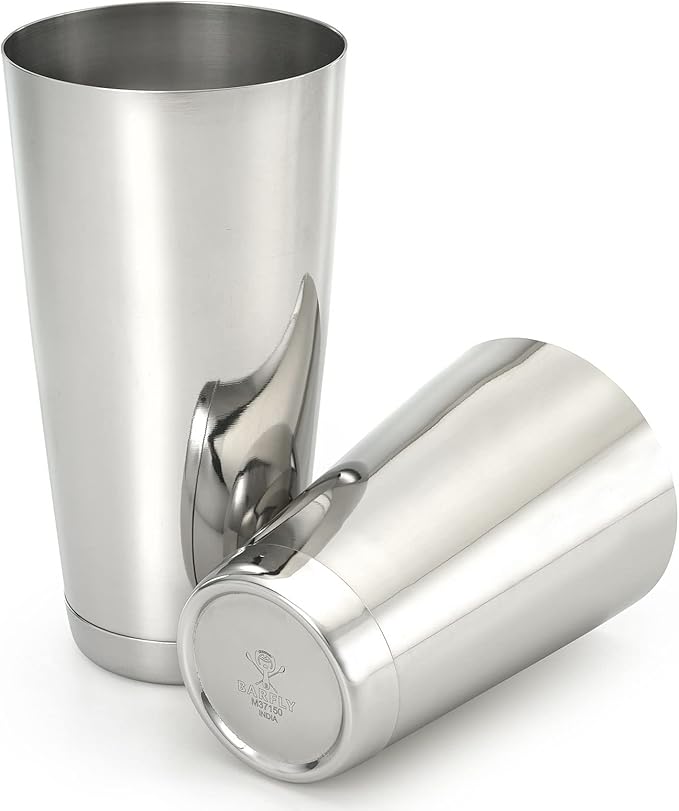 Barfly Soho Cocktail Shaker Tin Set (18 oz and 28 oz), Stainless,M37152