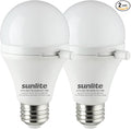 Sunlite ShabBulb, Shabbat Permissible LED Light Bulb, 7 Watt (40 Watt Equivalent) 3000K Warm White, 2 Pack