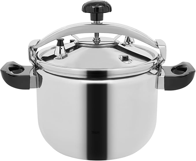 Pressure Cooker, 26L/27.47 Qt Stainless Steel Pressure Stewing Pot, Tabletop/Cooktop 60Kpa High Pressure Cooking Pot, Suitable for Open Fire, Induction Cooker, Electric Stove, Gas Stove (26L)