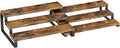 Spice Rack Organizer for Cabinet, 3 Tier Wooden Display Riser Stand, Rustic Cologne Stand for Men, Tiered Perfume Holder, Display Shelf for Candles (Set of 2)