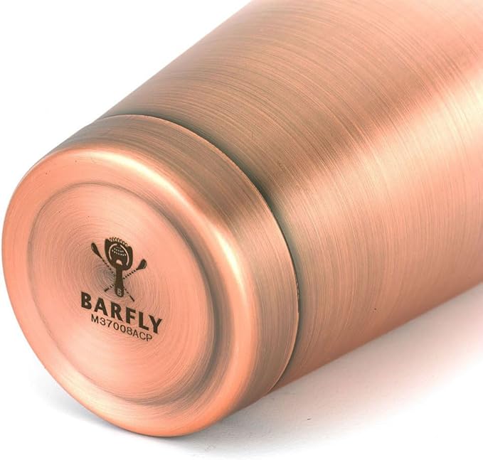 Barfly Cocktail Tin, Large 28 oz (828 ml), Antique Copper