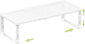 Heavy-Duty Adjustable Metal Shelf Organizer - Expandable & Stackable Pantry Storage Rack for Kitchen, Bathroom, RV, Cabinets(1 Pack/White, Medium)