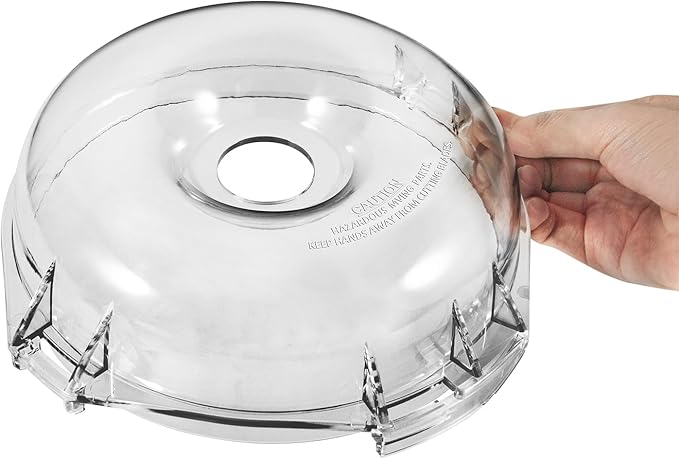 112204S Cutter Bowl & 106458S Cutter Bowl Lid Compatible with Robot Coupe R2, R2B, R2N, R2 Dice Food Processor, 3 Quart Bowl, Gray