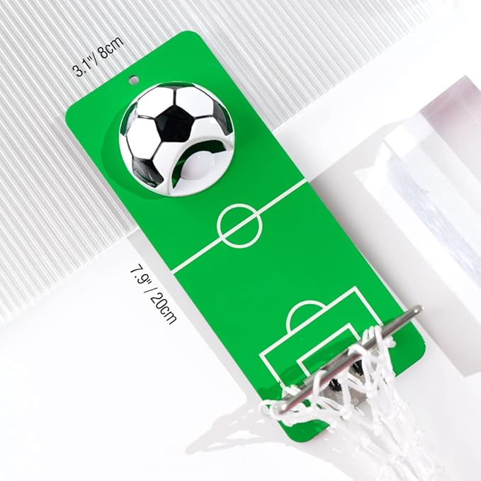 Arola Magnetic Soccer Bottle Opener, Removable Metal Wall Mounted Opener with Cap Catcher Collector, Gift for Soccer、Beer Lovers and Men, Use as Kitchen-Yard-Bar Decoration
