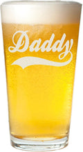 Veracco Daddy Funny Birthday Gift Fathers Day For Dad Grandpa Stepdad - Pint Beer Glass - (Clear, Glass)