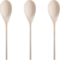 Pro Grade, Super Comfy Wooden Spoon, 3 Pc Set. Heavy Duty, Wood Spoons with Long Handles for Cooking, Baking, Stirring and Mixing in Restaurants or at Home. Best Kitchen Utensils for Nonstick Cookware