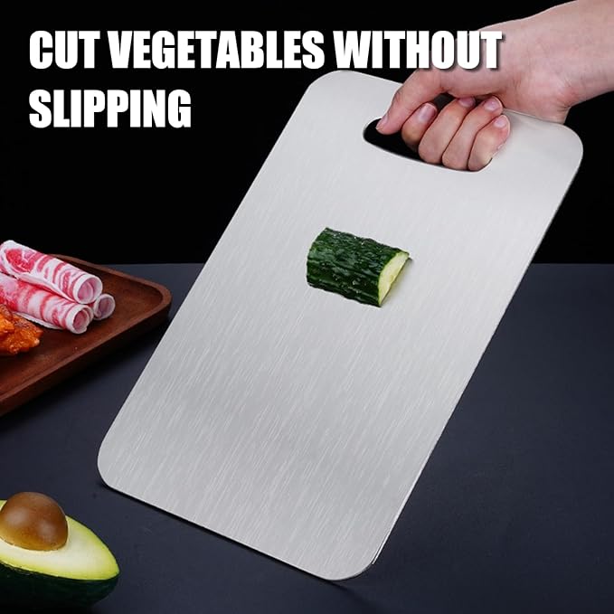 SHIRIA Titanium Cutting Board, Cutting Boards For Kitchen, Double-Sided Titanium Cutting Board for Cutting Vegetables And Meat (14 * 10 in)