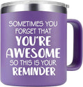 Christmas Gifts for Women - Sometimes You Forget You Are Awesome Mug - Inspirational Birthday Presents for Women Sister Mom Daughter, Teacher Gifts