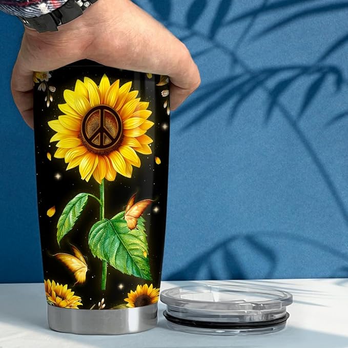 SANDJEST Inspirational Gifts for Birthday Inspirational Cups Tumbler 20oz Stainless Steel Insulated Tumblers Coffee Travel Mug Cup Motivational Gift for Women Friends Coworker
