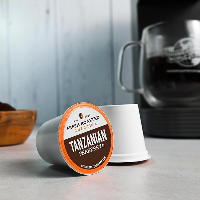 Fresh Roasted Coffee, African Variety Pack, K-Cup Compatible, 96 Pods