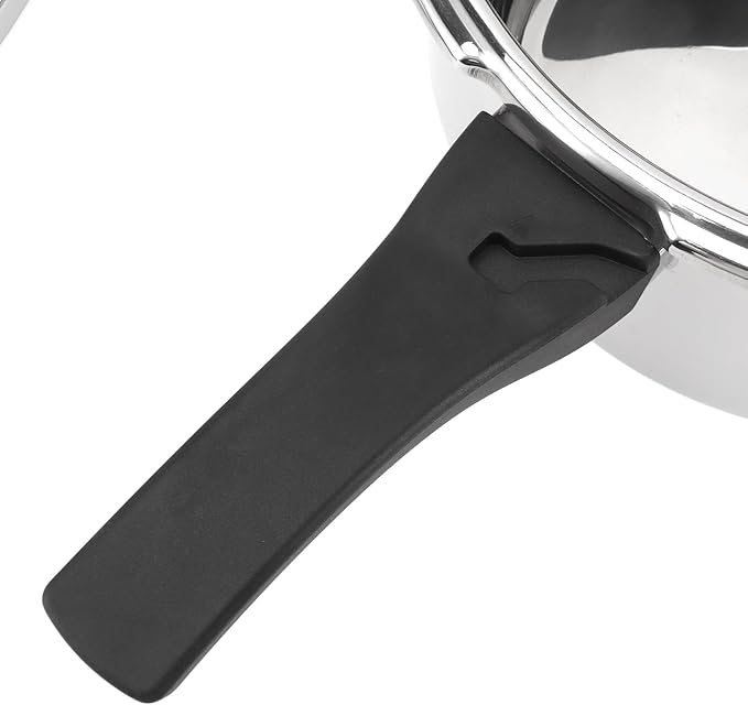 Stainless Steel Pressure Cooker with Safety Valve, 80KPA, Multifunctional Design for Efficient and Fast Cooking (3L)