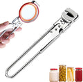 Adjustable Stainless Steel Jar Opener, Easy Grip Jar Opener for Weak Hands, Multifunctional Bottle & Lid Opener Kitchen Accessories (1PC)