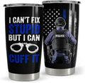 SANDJEST Police Tumbler 20oz Stainless Steel Insulated Coffee Travel Mug Cup Police Officer Gifts for Men Dad Husband on Birthday Christmas Fathers Day