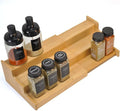JinDoWin Spice Rack Organizer For Cabinet, Spice Organization For Cabinet, Spice Rack For Countertop,15.7 Inch Adjustable Seasoning Organizer Spice Organizer (1 Pack, Medium)