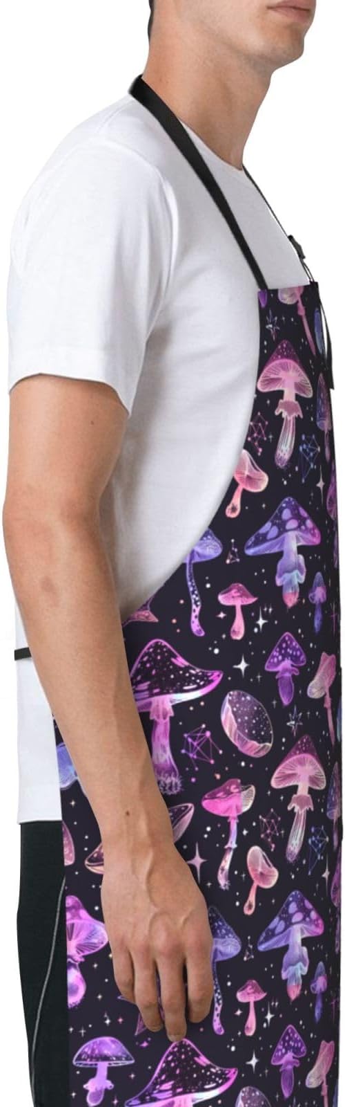 DADABULIU Apron Cooking With Pockets Adjustable Bib For Men Women Waterproof Chef Home Grilling BBQ Drawing